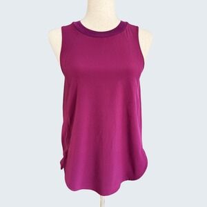 Athleta Zephyr Tank Fuchsia Purple Sleeveless Activewear Tank Top XXS Small Yoga